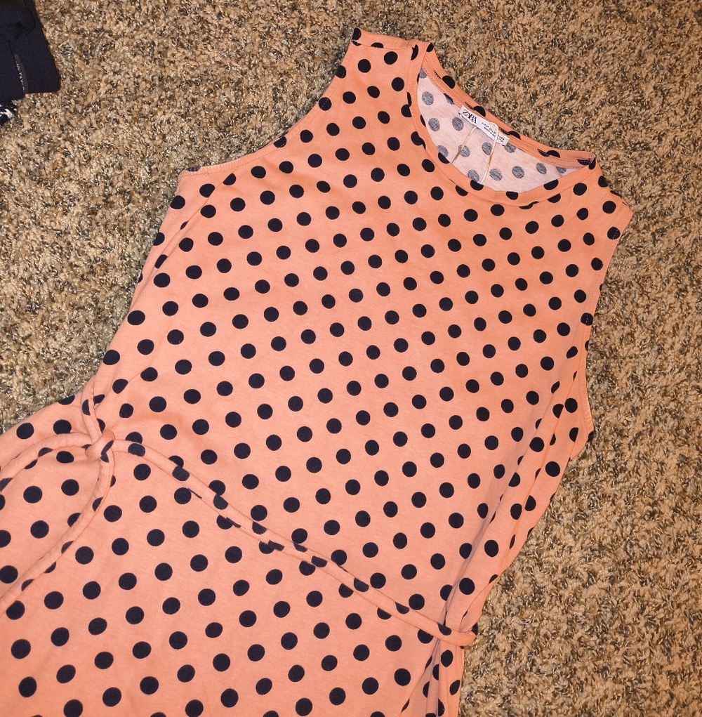 Faded Dreamsicle Orange Zara Midi